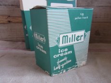 画像1: Miller アイスクリーム　箱 パッケージ (1)