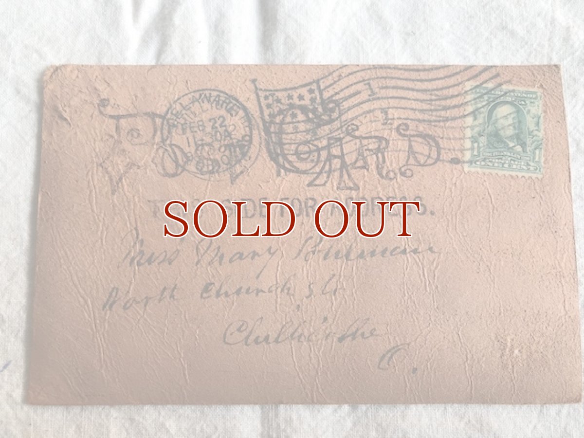 画像2: LEATHER POSTCARD 革のポストカード (2)