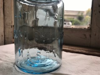 ATLAS アンティークガラスジャー