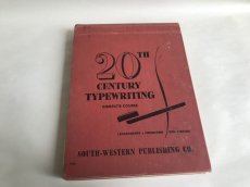 画像2: 1952年 20TH CENTURY TYPEWRITING タイプライター参考書 (2)