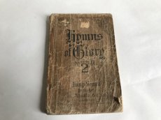 画像2: 1914年  HYMNS  OF GLOVE 賛美歌 アンティーク楽譜本 (2)