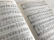 画像1: 1958年  CRUSADE FOR CHRIST SONGS アーミッシュ賛美歌 アンティーク楽譜本 (1)