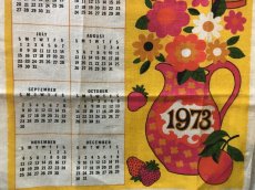 画像1: 1973年 ファブリックカレンダー (1)