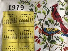 画像1: 1979年 ファブリックカレンダー (1)