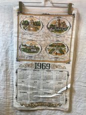 画像2: 1969年 ファブリックカレンダー (2)