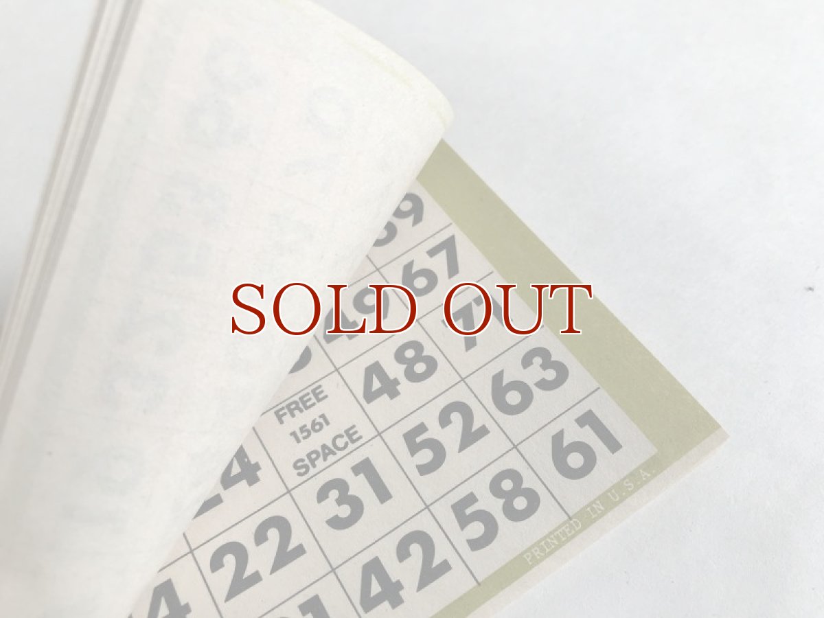 画像3: ペーパービンゴカード(25枚入り)緑色 (3)