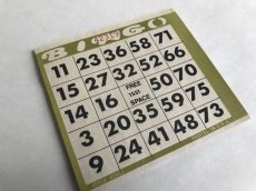 画像4: ペーパービンゴカード（25枚入り）緑色 (4)