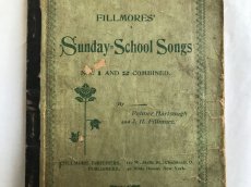 画像1: 1900年 楽譜本 SUNDAY SCHOOL SONGS (1)