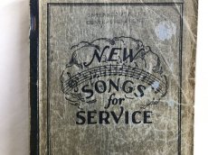 画像1: 1929年　楽譜本 NEW SONGS FOR SERVICE (1)