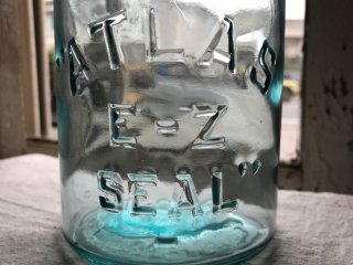 ATLAS アンティークガラスジャー
