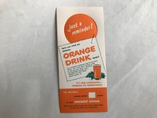画像2: ORANGE DRINK 切り込み有り（2枚セット）チラシ広告 (2)