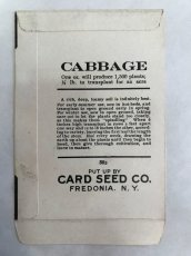 画像2: 1920年代 CABBAGE  SEED PACKAGE (2)
