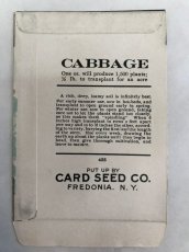 画像2: 1920年代 CABBAGE  SEED PACKAGE (2)