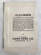 画像2: 1920年代 CUCUMBER  SEED PACKAGE (2)