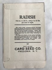 画像2: 1920年代 RADISH  SEED PACKAGE (2)