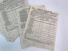 画像1: 1953年 GALA SPRING OPERA FESTIVAL チケットオーダーシート (1)
