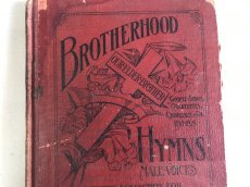 画像10: 1911年 BROTHERHOOD HYMNS 楽譜本　王冠斜め十字  (10)