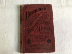 画像2: 1911年 BROTHERHOOD HYMNS 楽譜本　王冠斜め十字  (2)