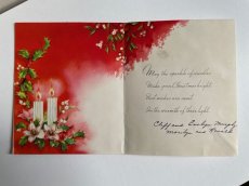 画像4: 1940年代 クリスマスグリーティング  ビンテージカード (4)