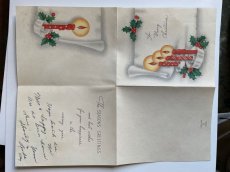 画像5: 1940年代 クリスマスグリーティングカード  ビンテージカード (5)