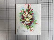 画像6: 1940年代 クリスマスグリーティング  ビンテージカード (6)