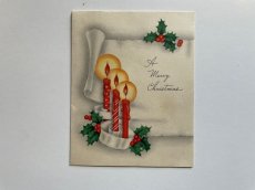 画像2: 1940年代 クリスマスグリーティングカード  ビンテージカード (2)