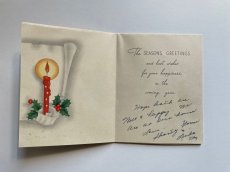 画像4: 1940年代 クリスマスグリーティングカード  ビンテージカード (4)