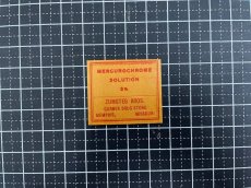 画像4: MERCUROGHROME ラベル3枚セット (4)