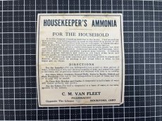 画像4: HOUSEKEEPER'S AMMONIA ラベル2枚セット (4)
