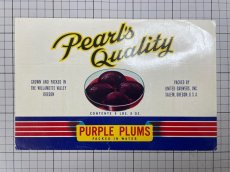 画像4: Pearl's Quality PURPLE PLUMS 木箱ラベル (4)