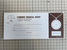 画像4: Reminderカード COMBINED FINANCIAL GROUP (4)