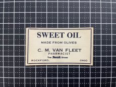 画像4: SWEET OIL ラベル2枚セット  C.M.VAN FLEET (4)