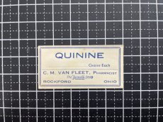 画像4: QUININE ラベル2枚セット  C.M. VAN FLEET PHARMACIST THE REXALL STORE (4)