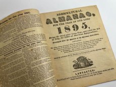 画像4: 1893年 AGRICULTURAL ALMANAC   アンティーク アルマナック/暦歴 (4)
