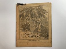 画像2: 1895年 ACRICULTURAL ALMANAC  アンティーク アルマナック/暦歴 (2)