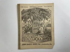 画像2: 1925年 AGRICULTURAL ALMANAC アルマナック/暦歴 (2)