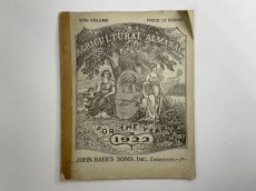 画像2: 1922年 AGRICULTURAL ALMANAC アルマナック/暦歴 (2)
