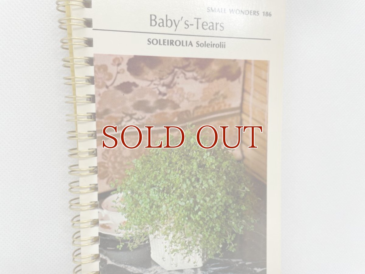 画像1: UPCYCLE『Baby's-Tears』VINTAGE PLANTSCARD リングノート (1)