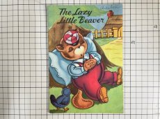画像7: レトロアニマル The Lazy Little Beaver  絵本 (7)