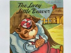 画像1: レトロアニマル The Lazy Little Beaver  絵本 (1)
