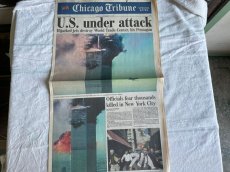 画像3: 9.11 Chicago Tribune SPECIAL EXTRA 号外新聞　同時多発テロ　 (3)