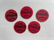 画像3: 『5枚SET』1930-1940年代 COCA COLA VINTAGE PAPER COIN/コカコーラ ペーパーコイン (3)