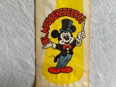 画像1: ミッキーマウス紙袋　Walt Disney Production Hi,MOUSEKETEERS! (1)