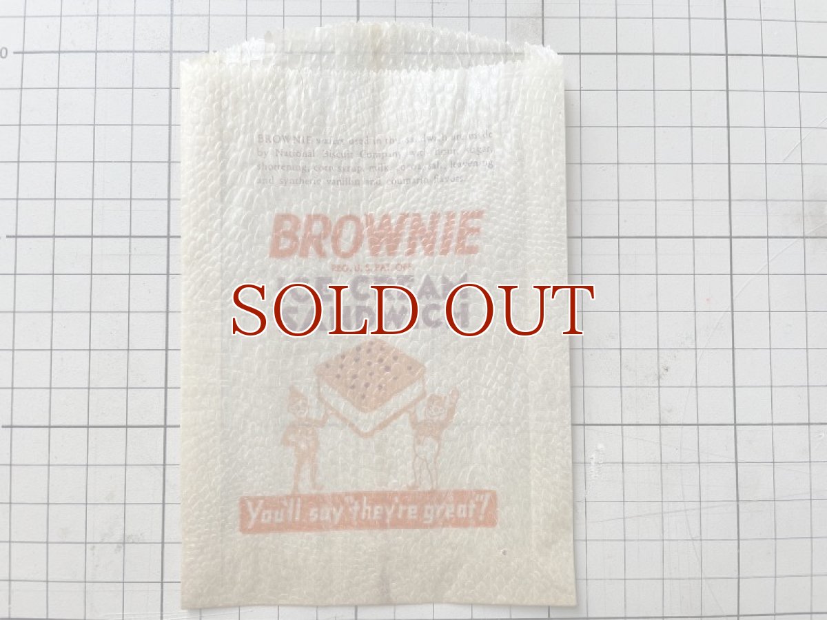 画像6: BROWNIE ICE CREAM SANDWICH ナビスコシャリ紙のお菓子袋 (6)