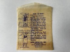 画像2: 3インチ用 DURO DECAL CO.,INC. DECAL PAPER PACKAGE シャリ紙のデカール用袋 (2)