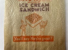 画像5: BROWNIE ICE CREAM SANDWICH ナビスコシャリ紙のお菓子袋 (5)