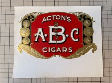 画像5: ACTON'S A・B・C  CIGARS シガーボックスラベル (5)