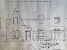 画像3: 設計図 VINTAGE HOUSE PLAN 製図・青写真　  (3)