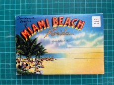 画像7: 1960年代 MIAMI BEACH スーべニールカード　souvenir Postcard and Booklet (7)