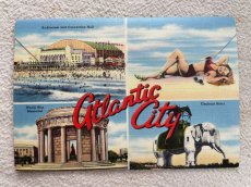 画像2: 1960年代 atlantic city N.J. スーべニールカード　souvenir Postcard and Booklet (2)